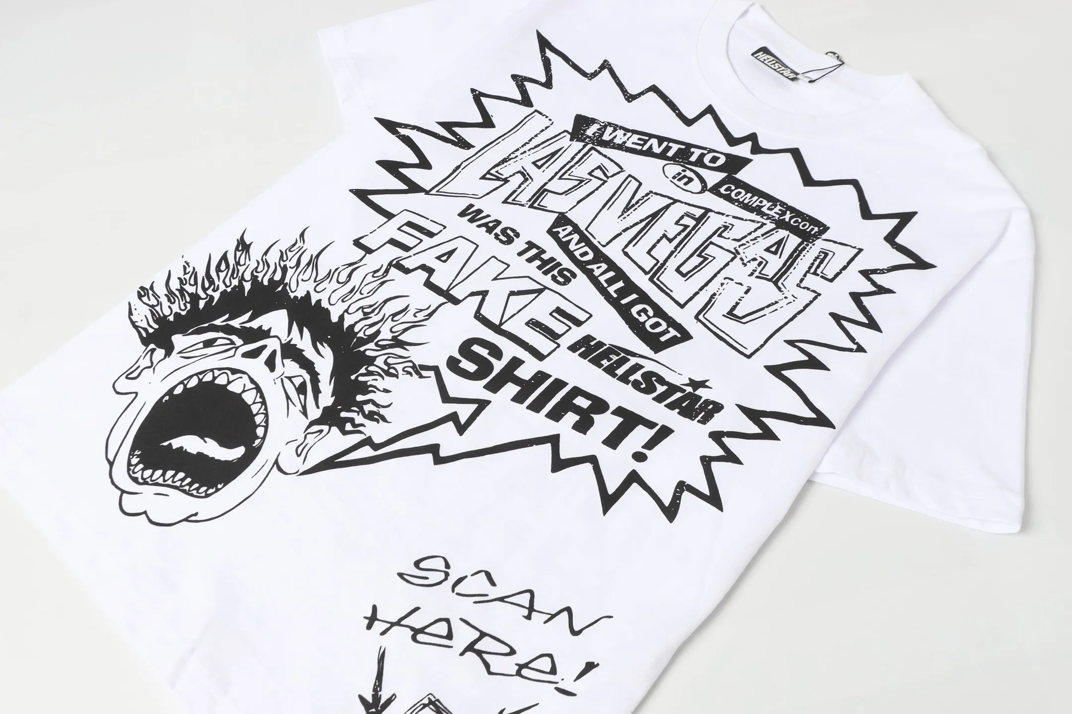703# /White I P54 In Stock Hellstar 、 T （fabric):32 240 Sizes（size）：S-M- L- X L （colour）： /White